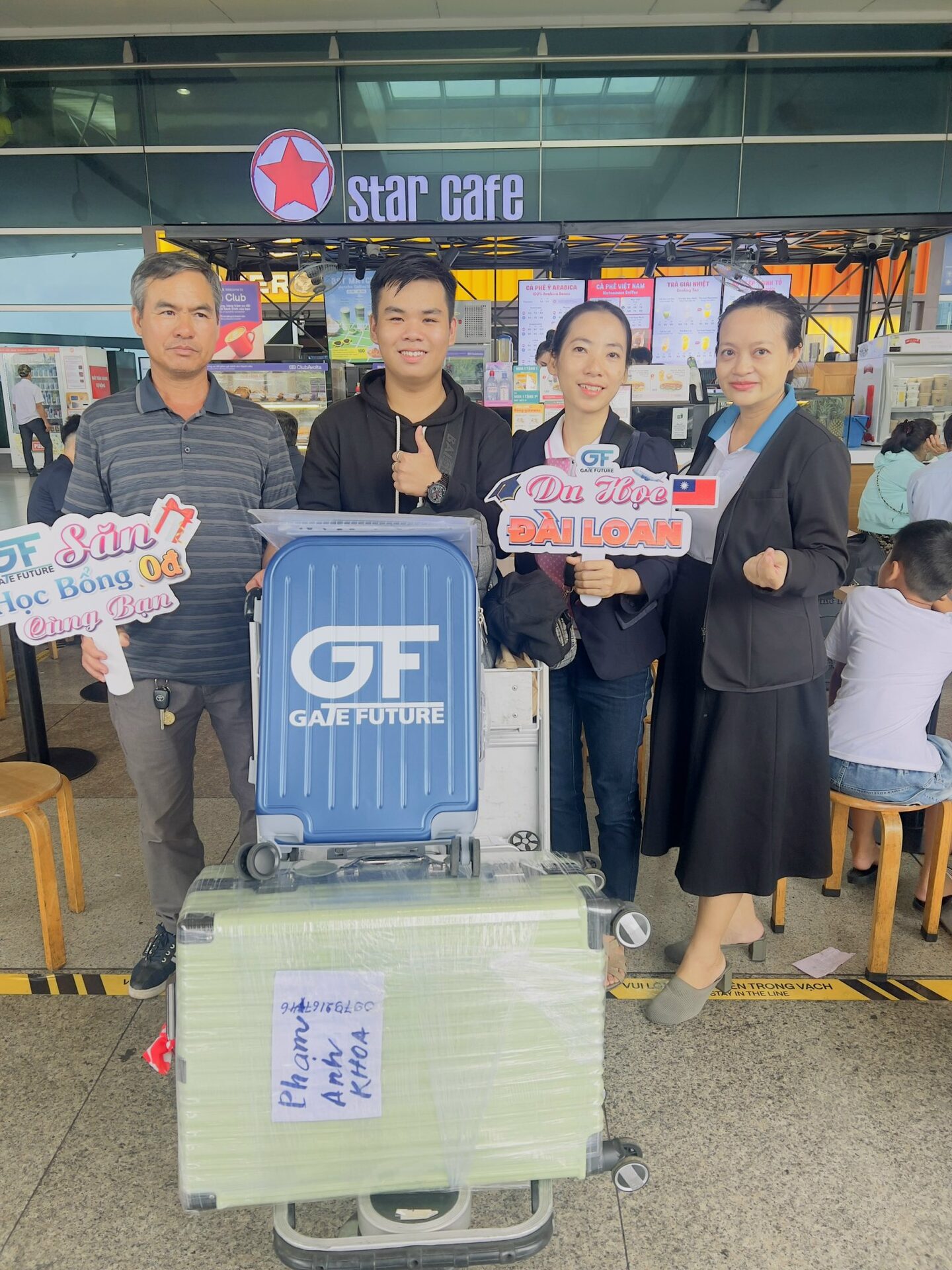 Gate Future tiễn học viên lên đường du học Đài Loan