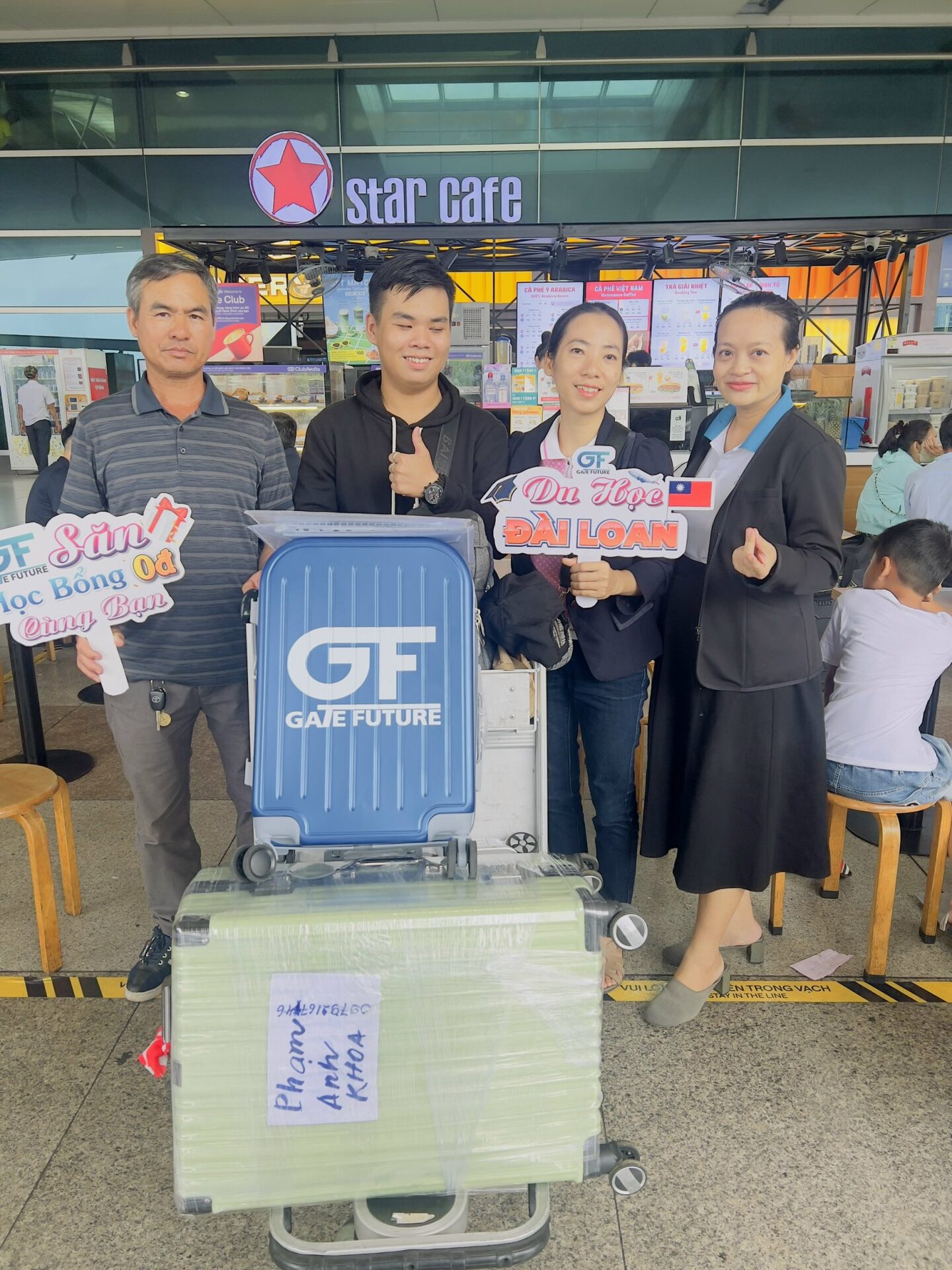 Học viên Gate Future lên đường du học Đài Loan
