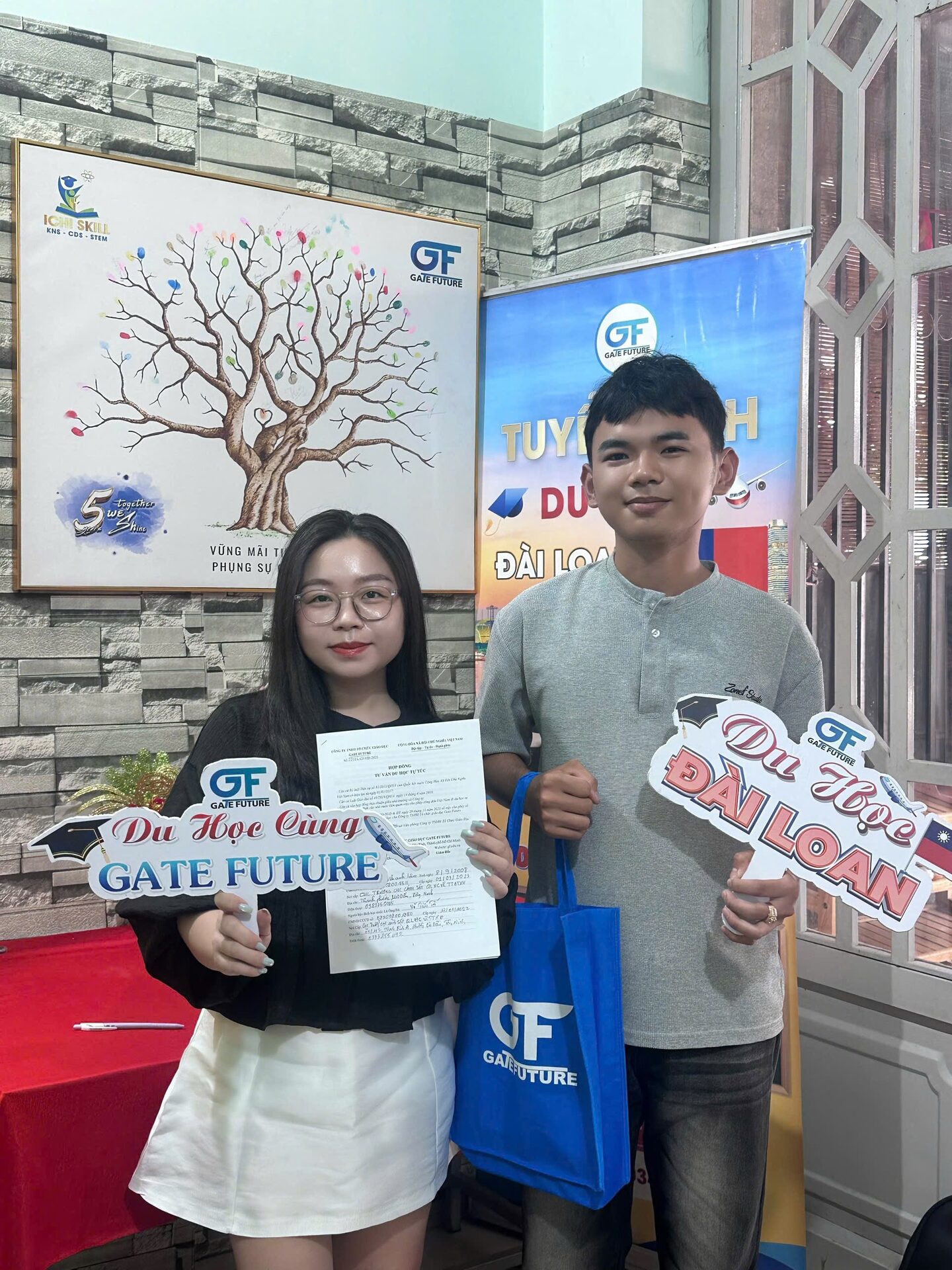 Học viên hoàn tất hồ sơ vào đại học Đài Loan cùng Gate Future