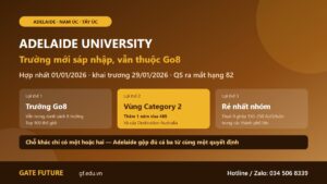 Adelaide University sau sáp nhập và ba lợi thế cùng lúc khi học tại Adelaide