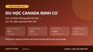 Điểm sàn diện kinh nghiệm Canada năm 2026 so với kịch trần của hồ sơ du học sinh mới tốt nghiệp
