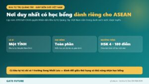 Khu tự trị Quảng Tây với học bổng ASEAN và ngưỡng tiếng HSK 4