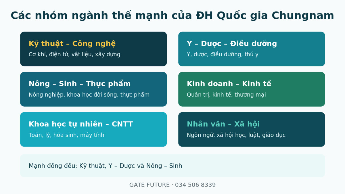 gf cnu Cac nganh dao tao noi bat Đại học Quốc gia Chungnam - Gate Future