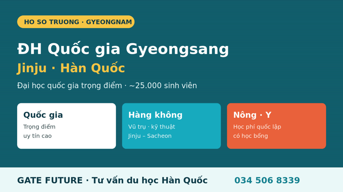 gf dai hoc quoc gia gyeongsang Đại học Quốc gia Gyeongsang 경상국립대학교 tại Jinju Gyeongnam Hàn Quốc