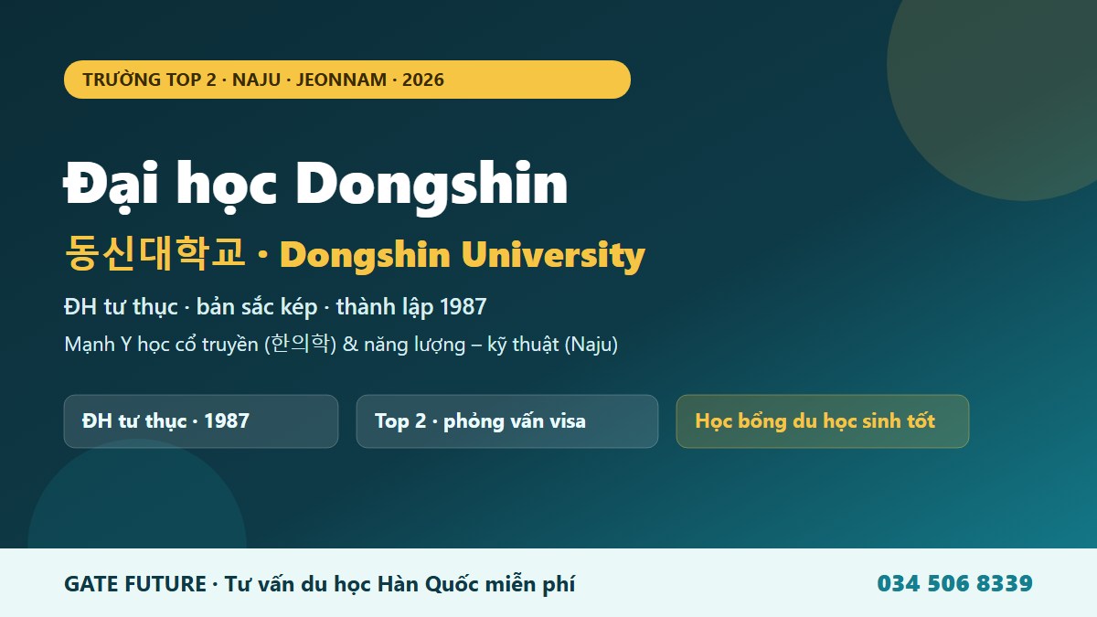 gf dongshin 01 hero Đại học Dongshin 동신대학교 - trường tư thục Top 2 mạnh Y học cổ truyền và năng lượng tại Naju Jeonnam 2026 - Gate Future