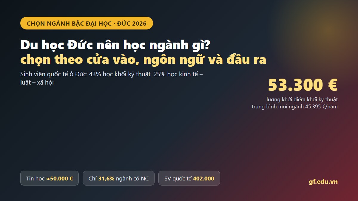 gf du hoc duc nen hoc nganh gi 01 hero Sinh viên quốc tế tại Đức tập trung vào khối kỹ thuật và kinh tế theo báo cáo Wissenschaft weltoffen 2026