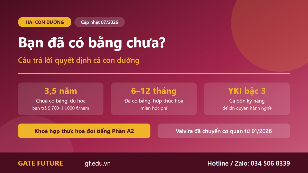 Hai con đường vào nghề điều dưỡng tại Phần Lan tuỳ theo đã có bằng hay chưa