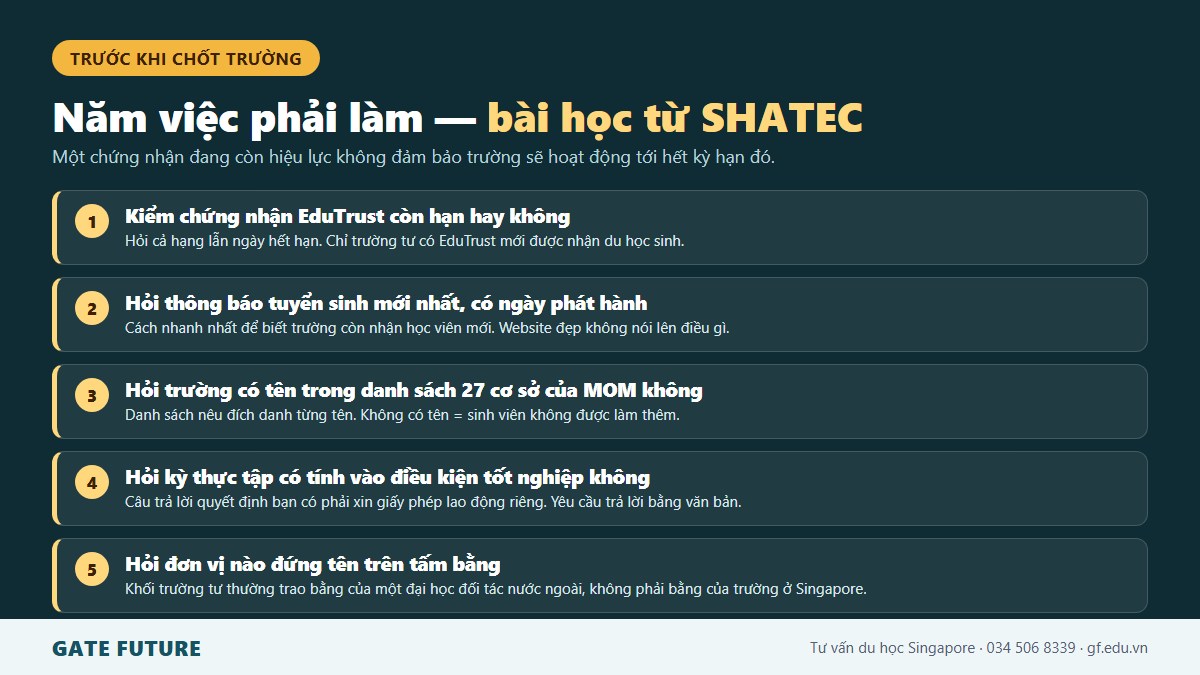 gf du hoc singapore nganh quan tri khach san 03 namviec Năm việc phải làm trước khi chốt trường ngành khách sạn ở Singapore