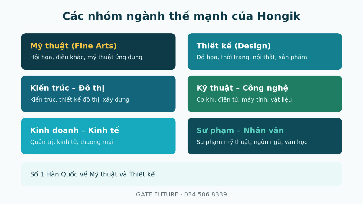 gf hongik Cac nganh dao tao noi bat Dai hoc Hongik - my thuat thiet ke kien truc - Gate Future