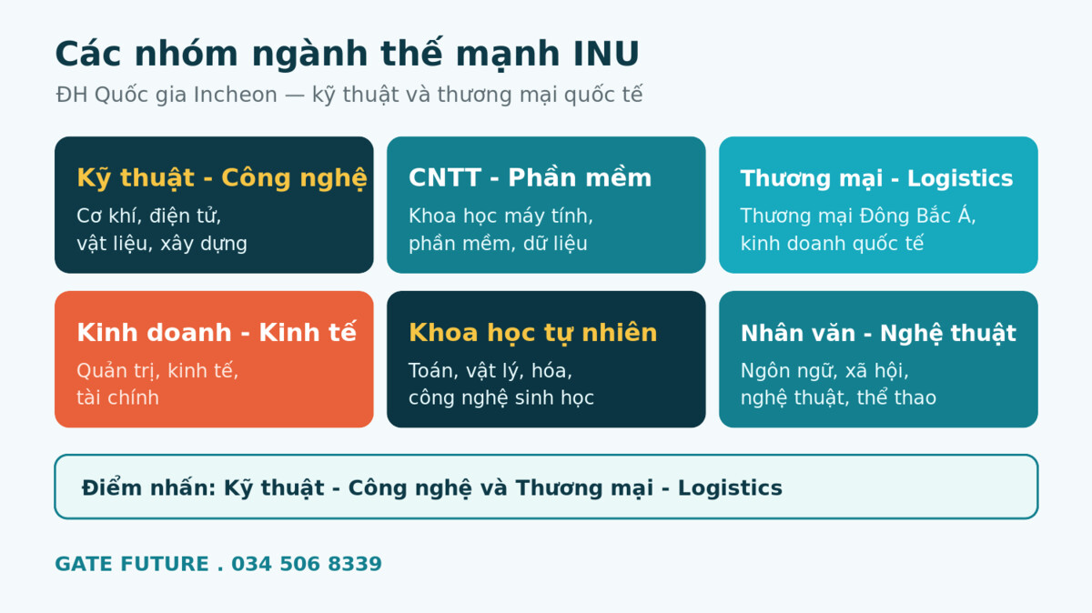 gf inu Cac nganh dao tao noi bat Đại học Quốc gia Incheon - Gate Future