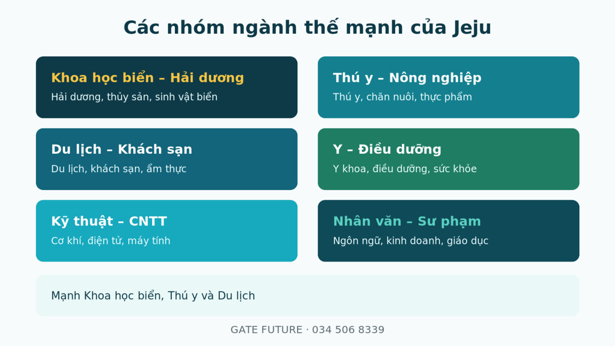 Cac nganh dao tao noi bat Đại học Quốc gia Jeju - Gate Future