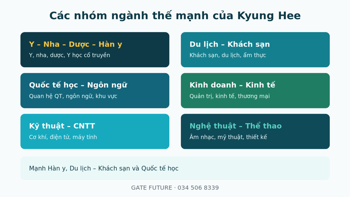 gf khu Cac nganh dao tao noi bat Đại học Kyung Hee - Gate Future