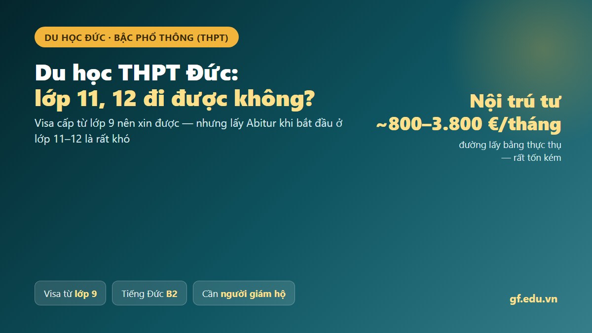 gf thpt 01 hero Du học THPT Đức, lớp 11 lớp 12 xin được visa từ lớp 9 nhưng lấy Abitur rất khó, đường thực tế là học xong THPT rồi vào đại học Đức