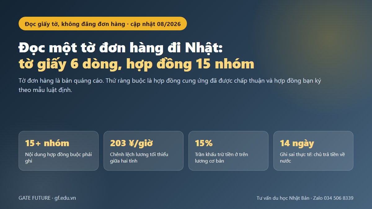 gf cach doc don hang di nhat 01 hero Bốn tờ giấy trong một vụ việc đi Nhật và tờ nào ràng buộc người lao động