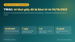 Bốn bước khai thẻ nhập cảnh online TWAC của Đài Loan trước chuyến bay