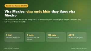 Bản đồ visa Mexico: năm giấy tờ thay thế được visa và trần lưu trú 180 ngày