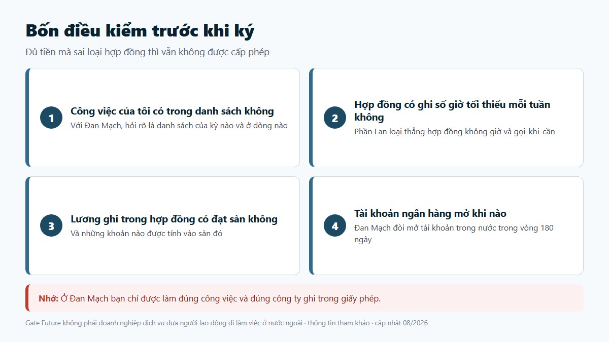 gf xkld bac au 03 bon dieu kiem Ba khoản tiền phải hỏi trước khi ký hợp đồng đi Bắc Âu